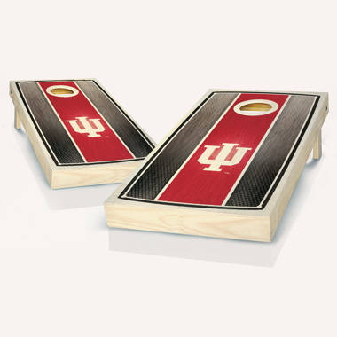 Slick Woody's Backyard Buffalo Football Cornhole Board Set in Multi-Color