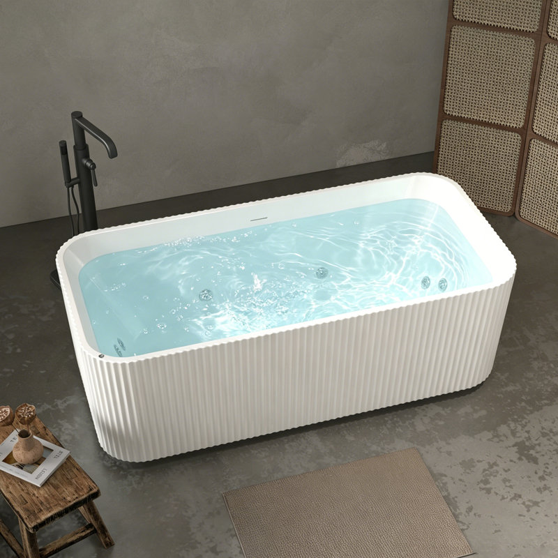 Bain tourbillon et baignoire tourbillon, maison moderne en acrylique 67 po