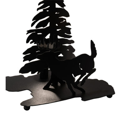 Deer Through The Trees Table Lamp