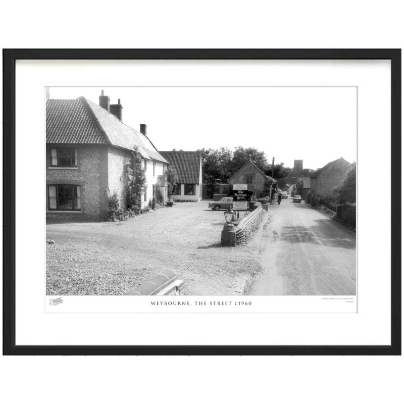 Weybourne, the Street C1960 1 Piece Single Picture Frame Wall Art, 28cm H x 36cm W x 2.3cm D