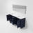 Lafarre 72" Double Bathroom Vanity Set with Mirror-170917237-170917234