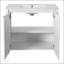 Meuble-lavabo blanc antique de 36 pouces avec lavabo en céramique et armoire de rangement spacieuse, parfait pour les salles de bain élégantes et fonctionnelles-2117757039