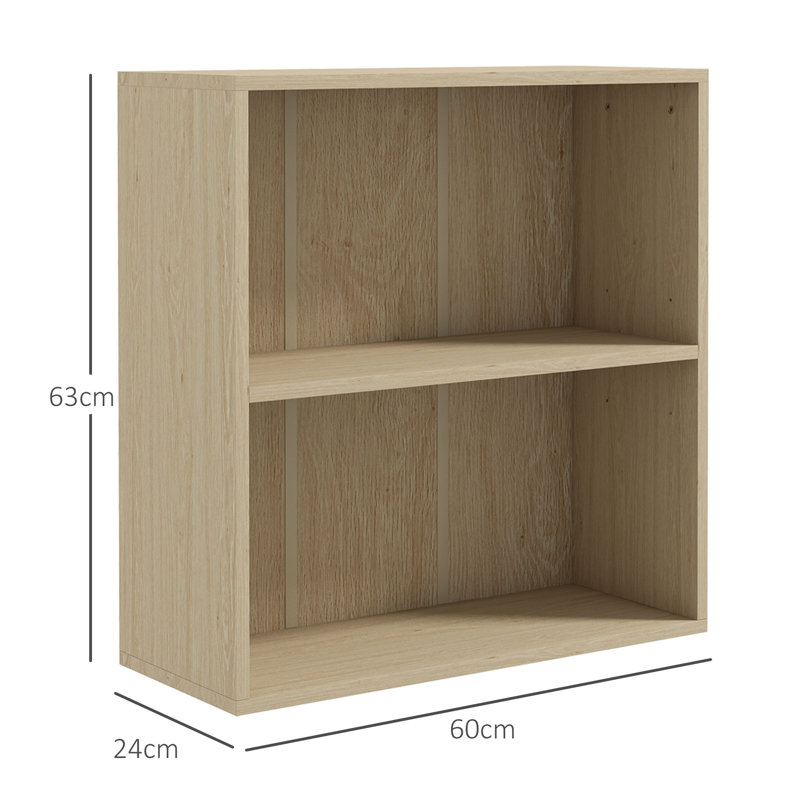 Rejanae 63cm H x 60cm W Bookcase, Natural
