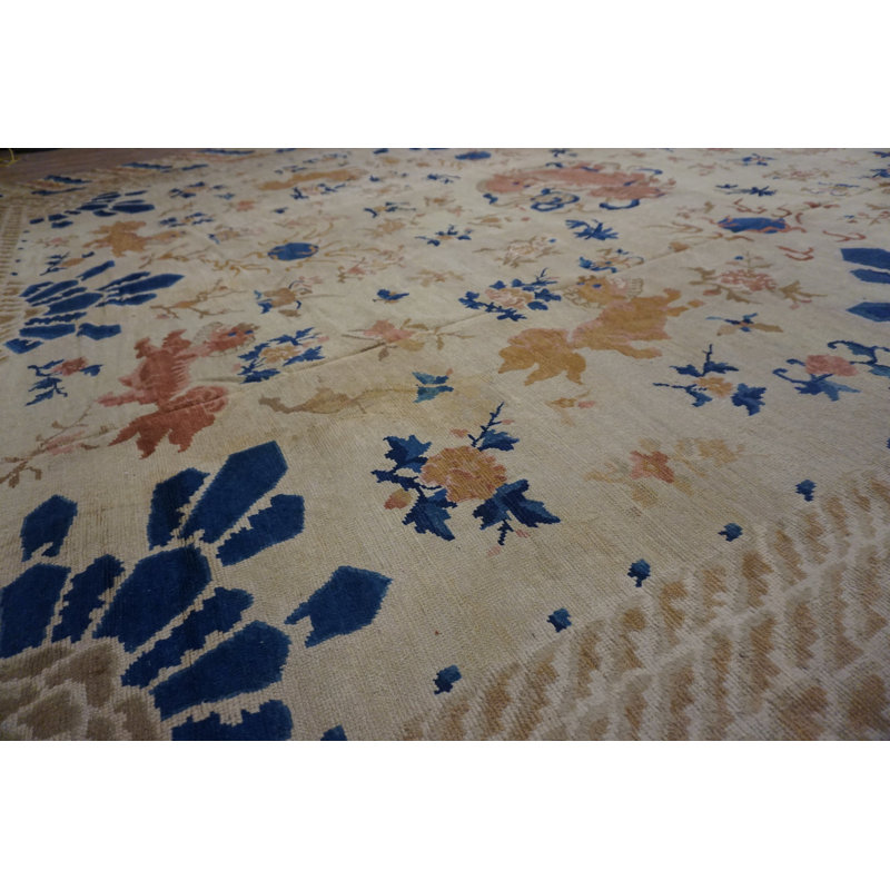 Hand Knotted Wool Area Rug