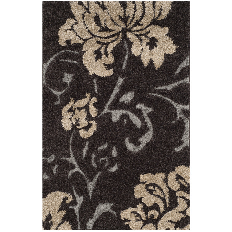 Chanhassen Shag Performance Floral Rug