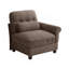 Canapé Melbourne en tissu chenille avec coussin-131304708