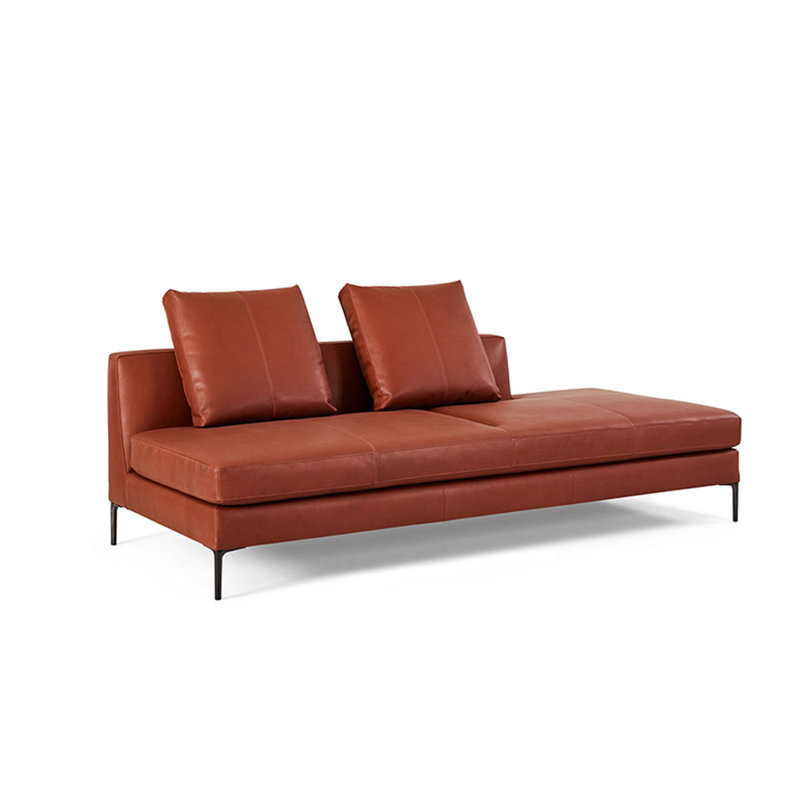 Chaise longue rembourrée de luxe Italian Light