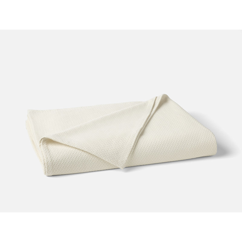 Classic Organic Cotton Blanket, 92" L x 90" W, Undyed