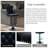 Zager Swivel Adjustable Height Bar Stool Modern Velvet Barstool With Back-12730402-12730403-50237932