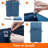 Double Laundry Hamper With Lid And Removable Laundry Bags, Large Collapsible 2 Dividers Dirty Clothes Basket With Handles For Bedroom, Laundry Room, Closet, Bathroom, College, 136L-1822869381-1822869389