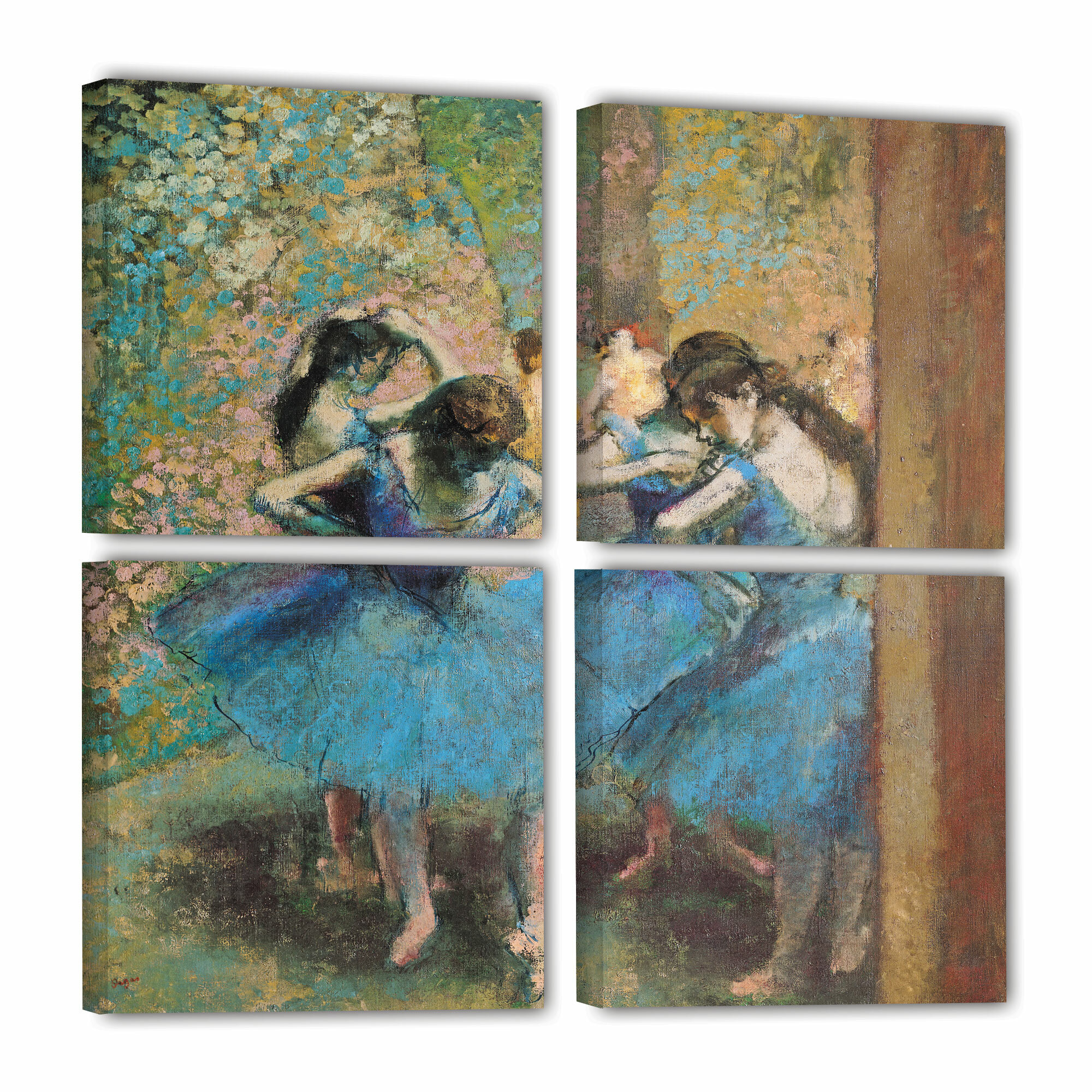 Edgar Degas 'Danseuse Debout Le Bras Droit Leve' Canvas Art