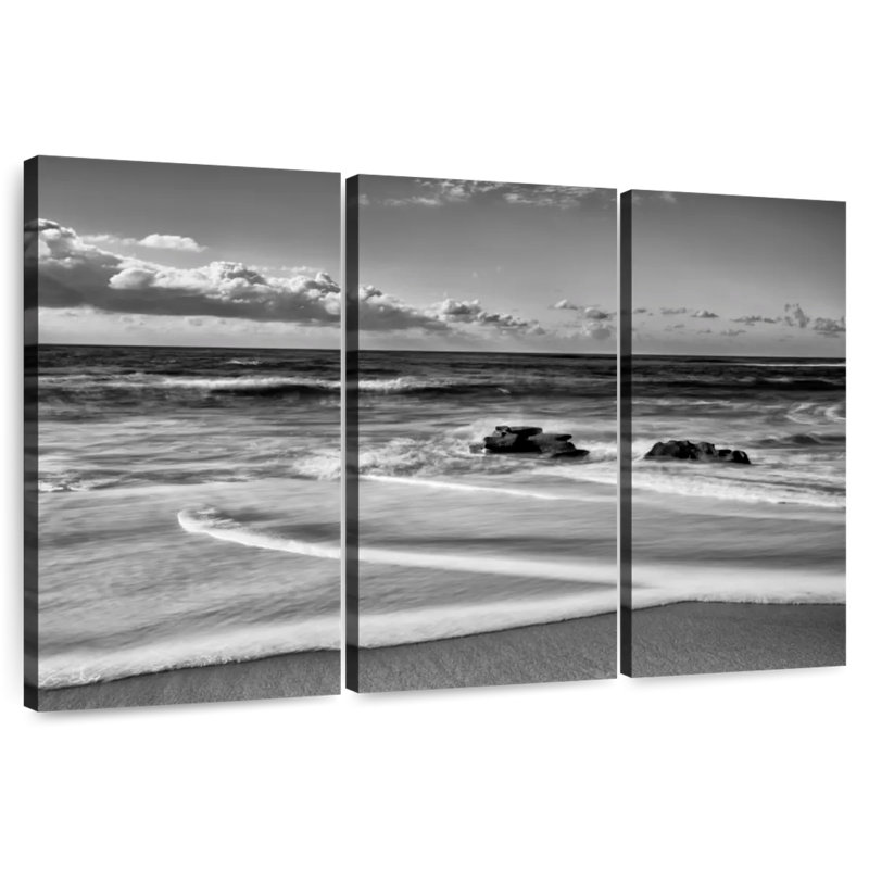 Sebbie Whispering Sands Beach, 48" H x 74" W