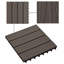 30cm L x 30cm W WPC Interlocking Deck Decking Tile