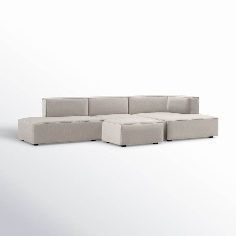 Shonnard 4 - Piece Modular Upholstered Chaise L-Sectional