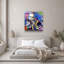 Superbe peinture décorative en verre trempé de 31,5 po x 31,5 po | 100% verre trempé, épaisseur: 0,16 pouce | Imprimé UV pour des couleurs éclatantes et une durabilité | Décoration murale parfaite pour le salon, la chambre à coucher ou le bureau, design élégant et moderne-1902344151