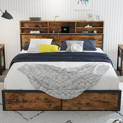 Storrs Bookcase Storage Bed