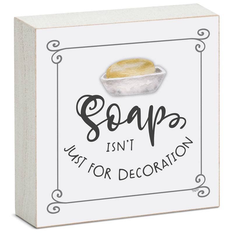 Soap Wood Box Sign
