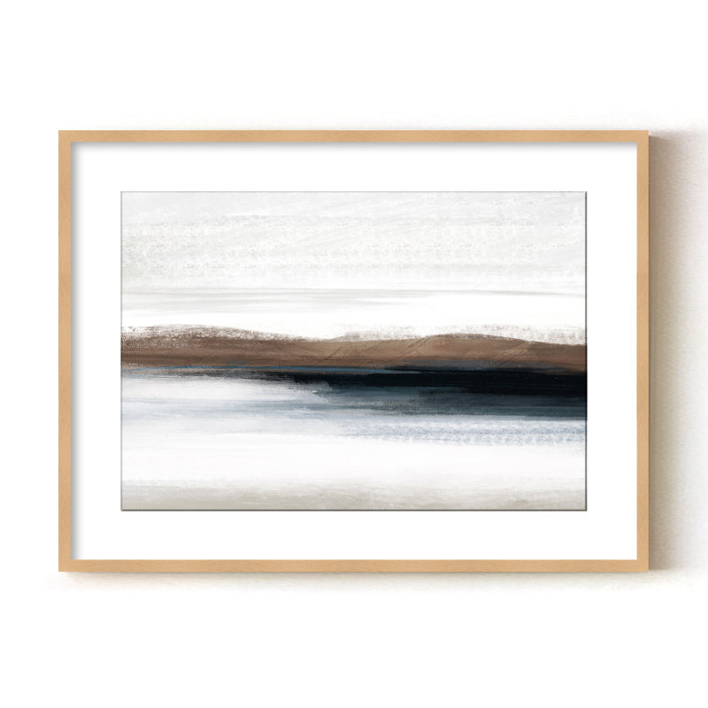 Costa Modscape III Print by ChiChi Decor, 36" H x 48" W, Tan