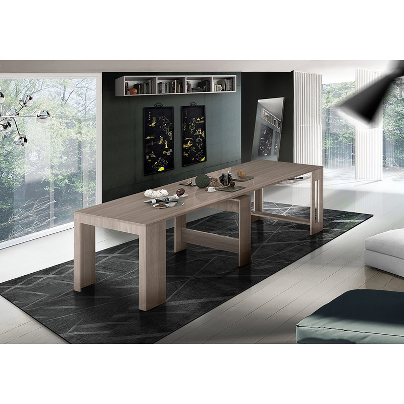 Whittman Extendable Dining Table, Elm