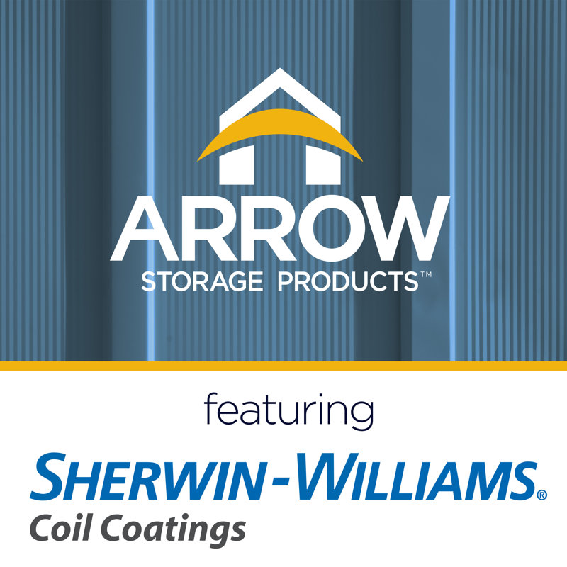12 ft x 12 ft Blue Grey Steel Storage Shed