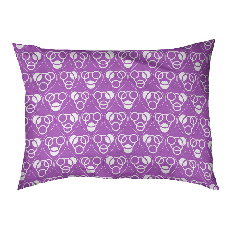 Coussin pour chien Chen, Grand (l 50 po x P 7 po x H 40 po), Violet clair