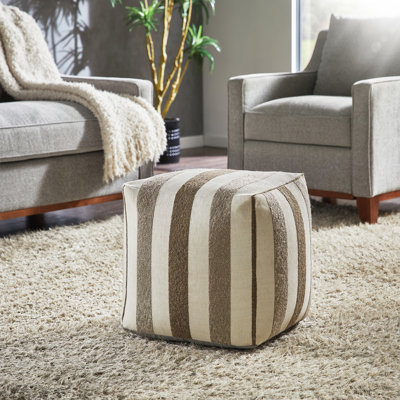Doniphan Upholstered Square Pouf Ottoman