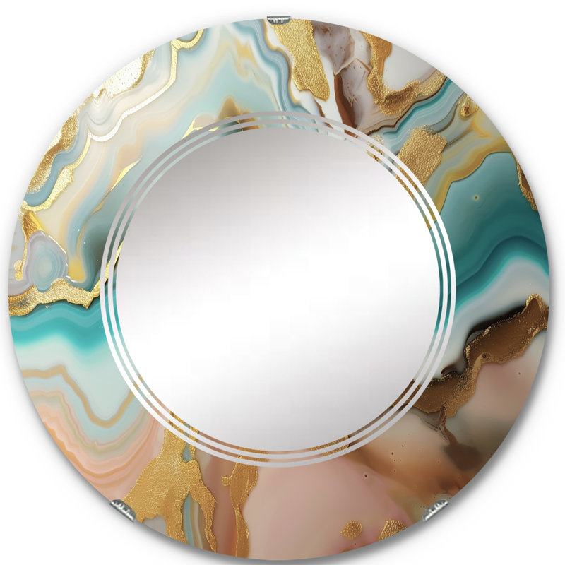 Miroir mural rond Kinderhook, 24 po x 24 po