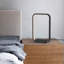Lampe de chevet moderne à intensité variable avec port USB, lampe de table rectangulaire à contrôle tactile pour la chambre à coucher