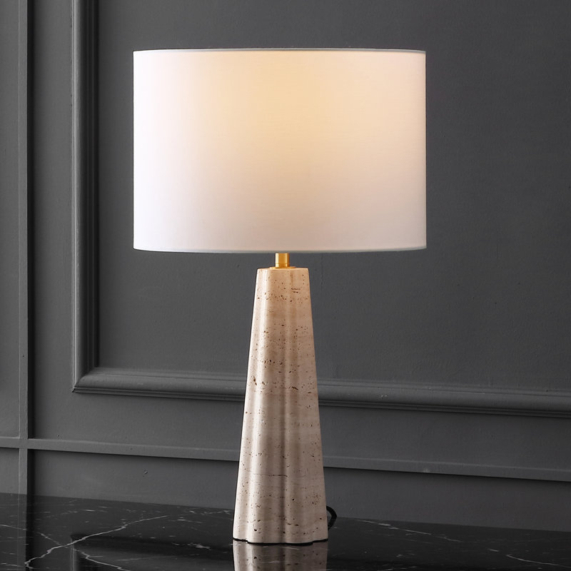 Naveen Travertine Table Lamp