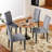 Anders Upholstered Dining Chair With Metal Legs-791629753-791629756