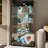 Glass Display Cabinet with Mirrored Back Panel, Glass Display Cases with Shelves and LED Light, 2 Doors Curio Cabinets-101460992