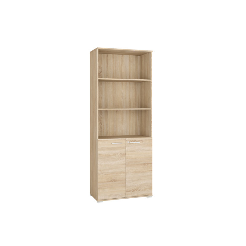 Incoronata 204cm H x 79cm W Geometric Bookcase