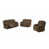 3 Pieces: Loveseat, Sofa, Chair est en rupture de stock