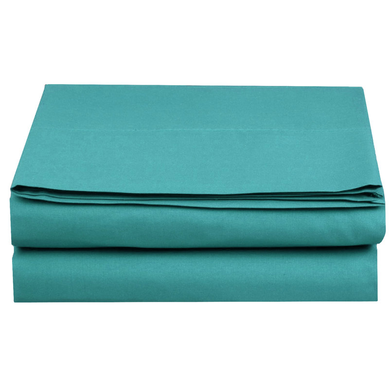 Drap-housse en microfibre 1500 fils, Très grand lit, Turquoise