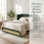 Grand lit escamotable avec grands tiroirs de rangement | Lit mural peu encombrant pour chambre d'amis ou bureau personnel-740895013