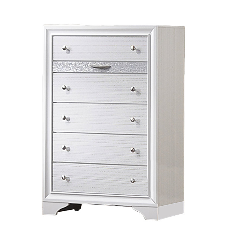 Commode 5 tiroirs Smeltzer, Noir