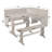 Padstow 5 - Person Pine Solid Wood Breakfast Nook Dining Set with Hidden Storage-1802880064