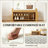 Shoe Bench with Comfortable Cushioned Seating