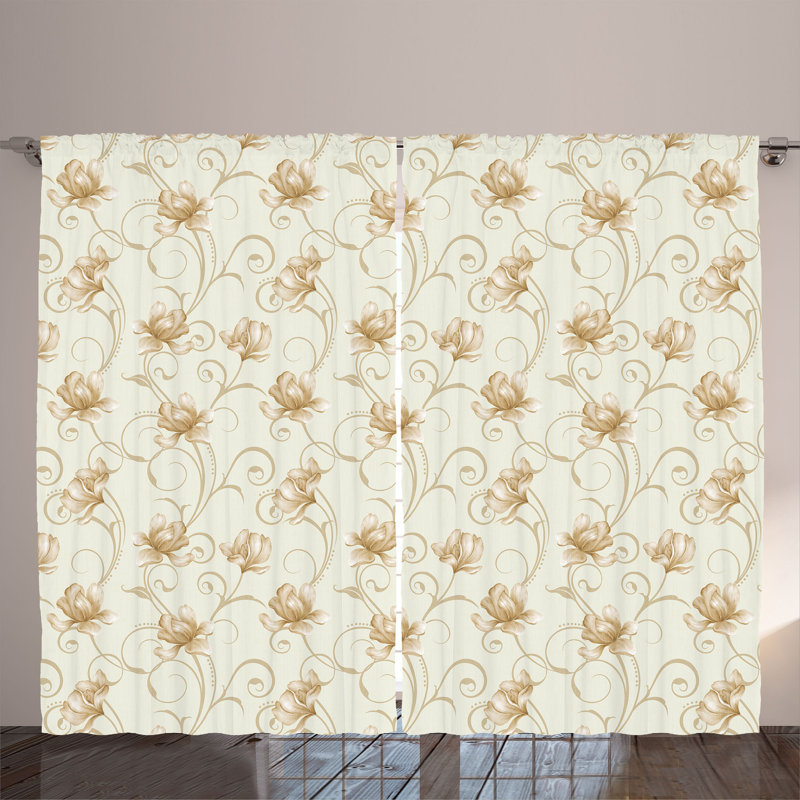 Semi Sheer Curtain Pair