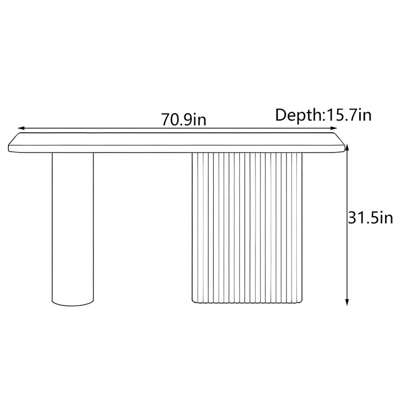 Chinese Style Solid Wood Console Table, 63" H x 70.9" W x 15.7" D