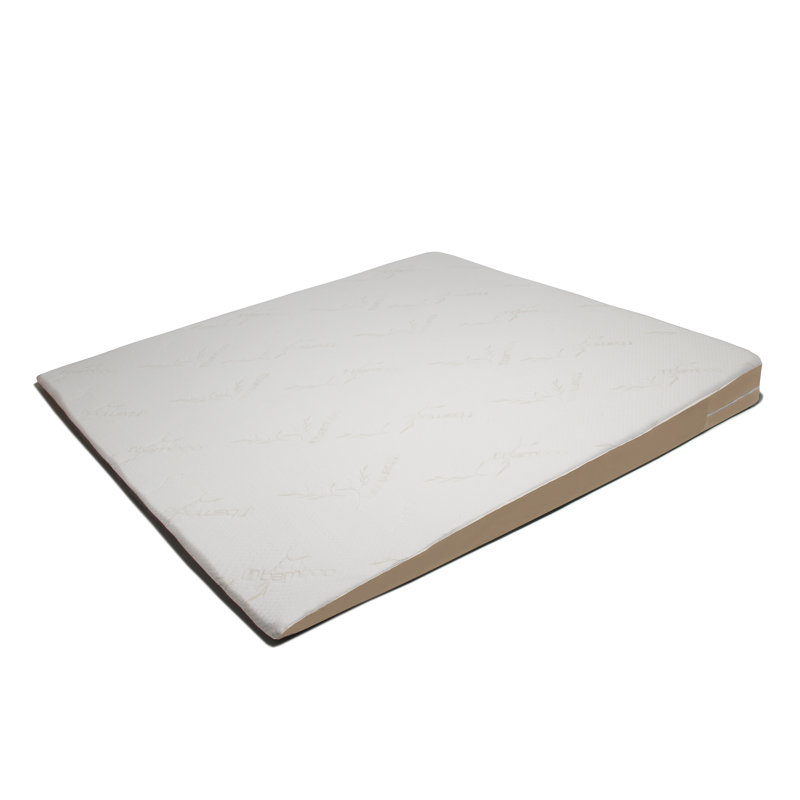 King Size White Memory Foam Bed Wedge Mattress Topper
