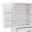 Independent Bathroom Storage Unit Equipped With Doors, Drawers, A Pull-Out Laundry Basket, And Adjustable Shelving
