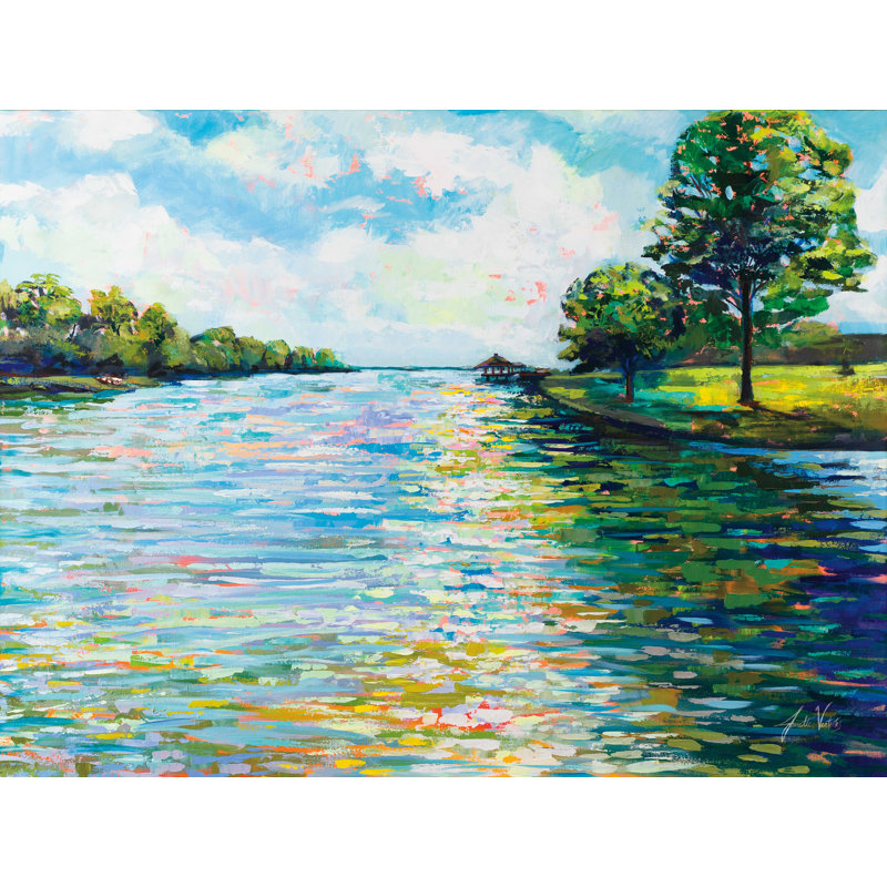 " Lake View " by Jeanette Vertentes, 12" H x 16" W