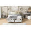 Grand lit plateforme avec 6 tiroirs de rangement, blanc antique-603941659-603941732