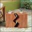 Ensemble de 2 tables d'appoint rectangulaires MGO, durables et polyvalentes pour l'intérieur et l'extérieur, tables de bout gigognes MGO-905860980