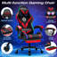 HOFFREE Fauteuil de jeu avec lumières DEL RVB et massage Fauteuil de jeu vidéo avec repose-pieds Fauteuil d'ordinateur inclinable ergonomique à haut dossier-1706982903