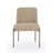 Rothschild 19.5'' H Linen Blend Upholstered Metal Side Chair