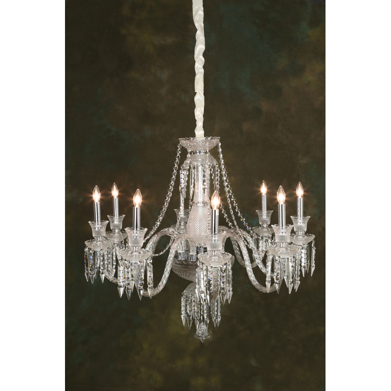 8 - Light Candle Style Empire Chandelier