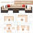 Arleht 7-Piece Wicker / Rattan Outdoor Sectional Seating Group with Cushions-351569844