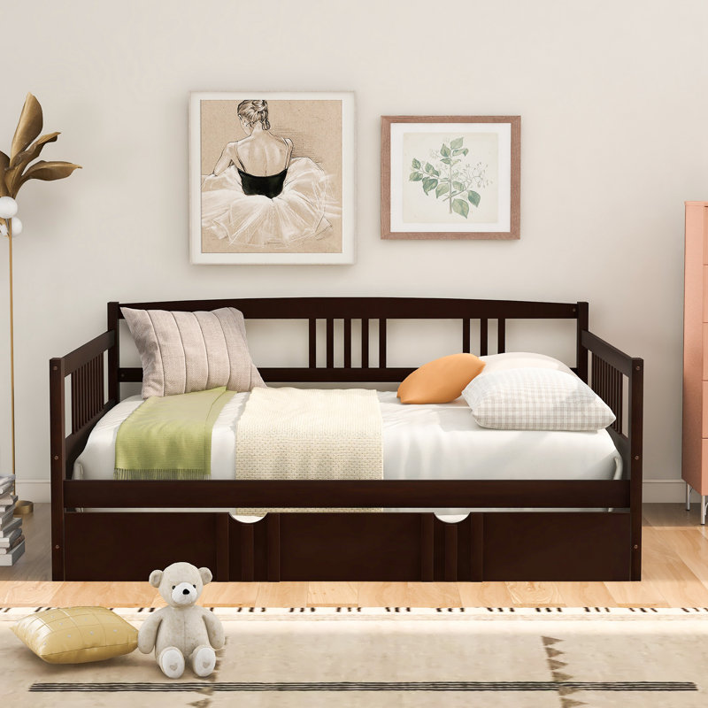 Westerley Solid Wood Daybed, Espresso, Full